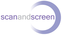 Logo design for Scan and Screen